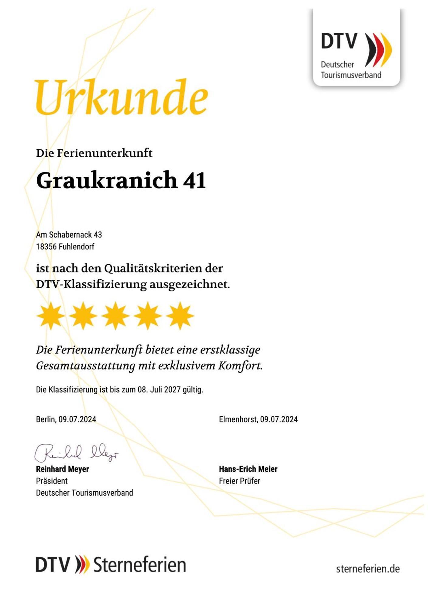 Ferienhaus Graukranich 41 Fuhlendorf  Exterior photo